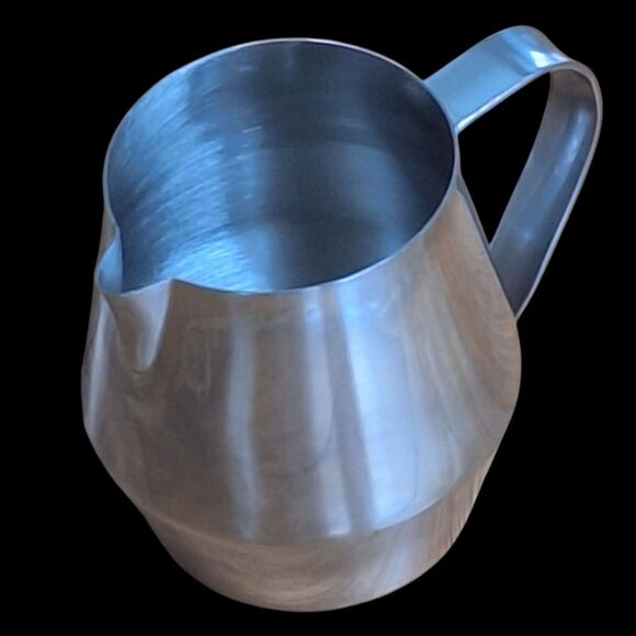 Stainless Steel Coffee Frother Pitcher Creamer Pot Server 16 OZ Milk Frothing - Picture 4 of 16